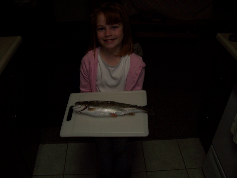 Daughters first trout